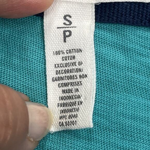 Aeropostale Y2K Women’s Tee Shirt Size Small Green Short Sleeve Burnout Top - Picture 4 of 9